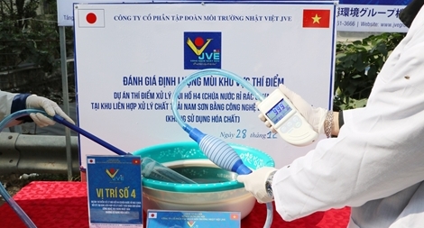 Giảm mùi hôi từ bãi rác Nam Sơn thấp hơn 42 lần tiêu chuẩn quy định